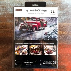Redesign with Prima Redesign - Decoupage Fiber Paper A3 - Christmas Cargo