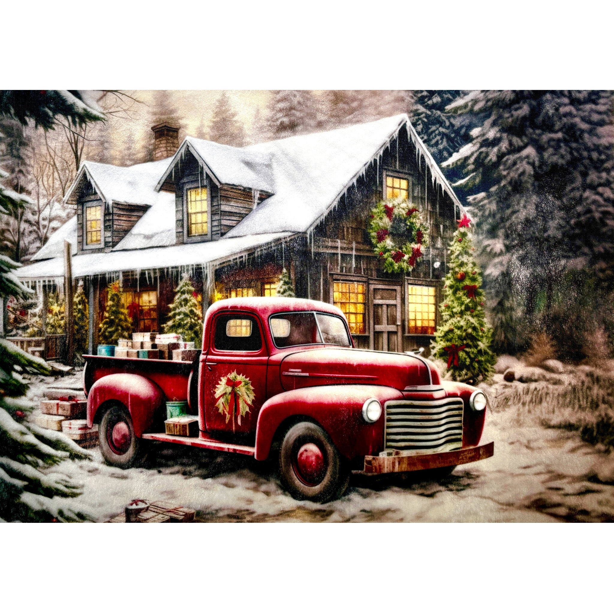 Redesign with Prima Redesign - Decoupage Fiber Paper A3 - Christmas Cargo