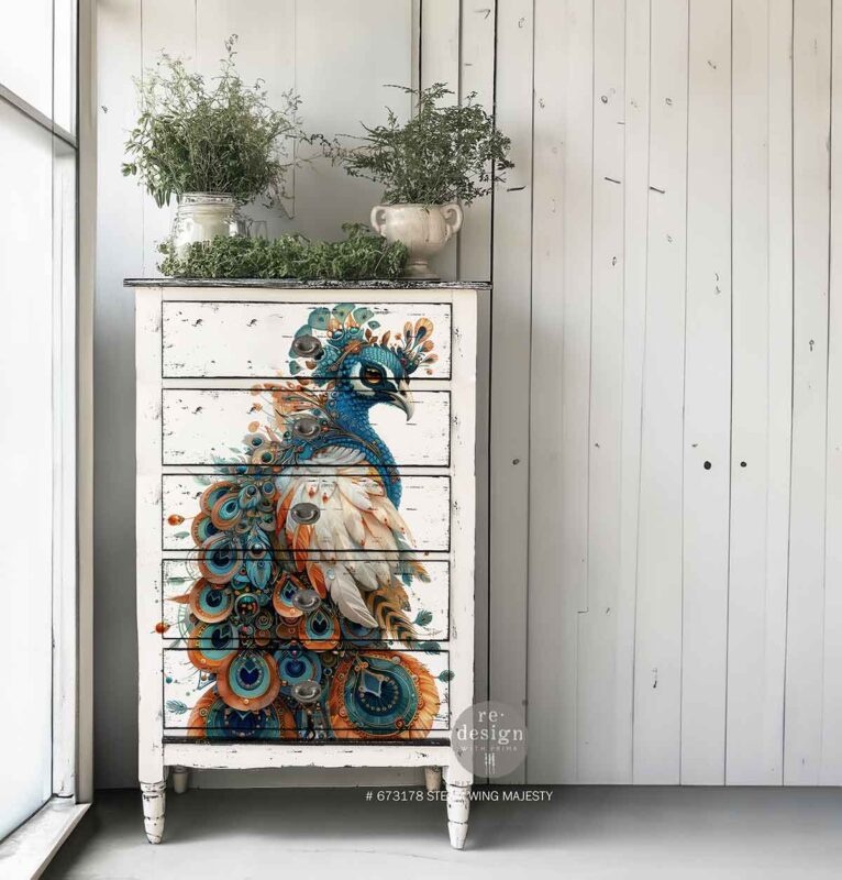 Redesign with Prima Redesign - Decoupage Fiber A1  - Steamwing Majesty