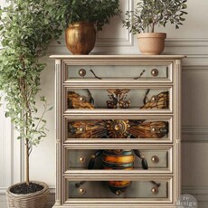 Redesign with Prima Redesign - Decoupage Fiber A1  - Gearspring Honeybee