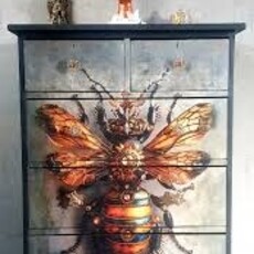 Redesign with Prima Redesign - Decoupage Fiber A1  - Gearspring Honeybee