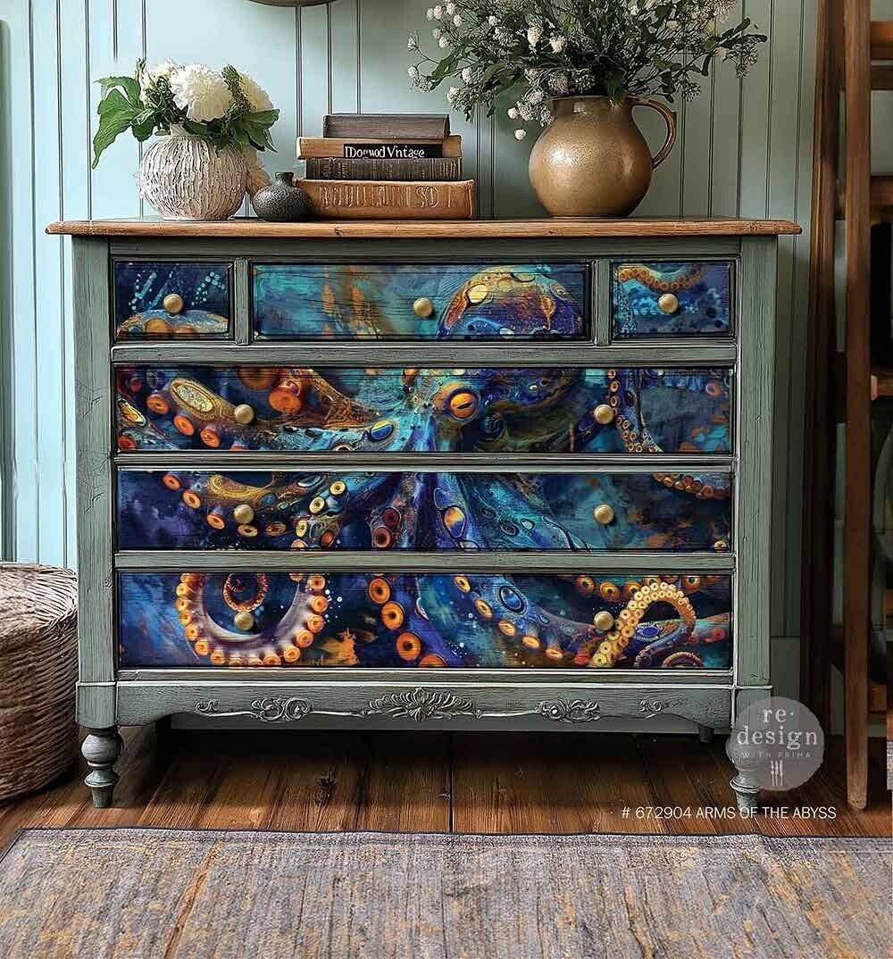 Redesign with Prima Redesign - Decoupage Fiber A1  - Arms of the Abyss