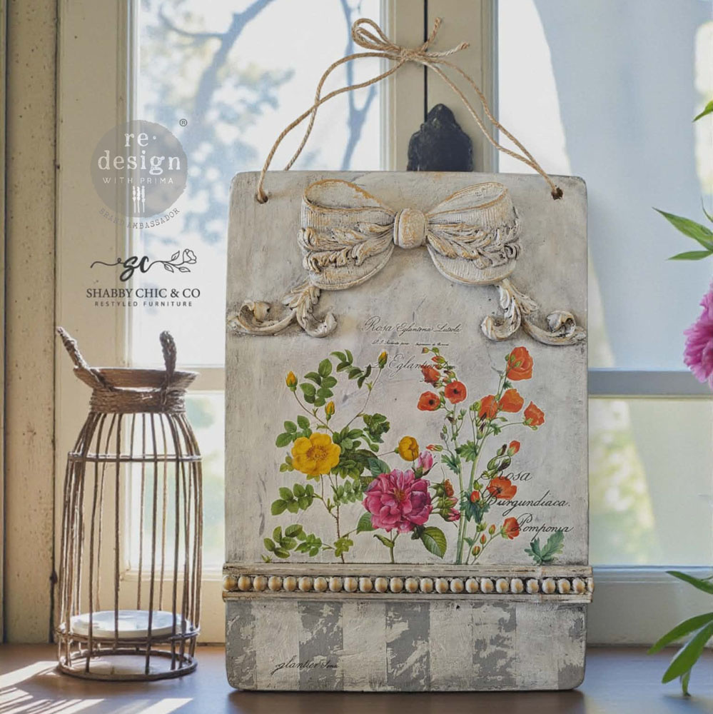 Redesign with Prima Redesign - H2O Transfer A4 - Poetry In Petals