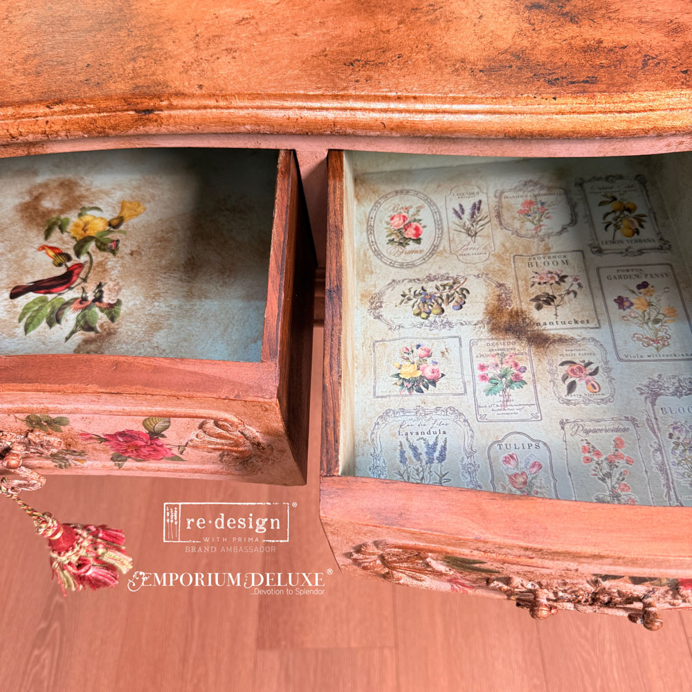 Redesign with Prima Redesign - H2O Transfer A4 - Whispers & Petals