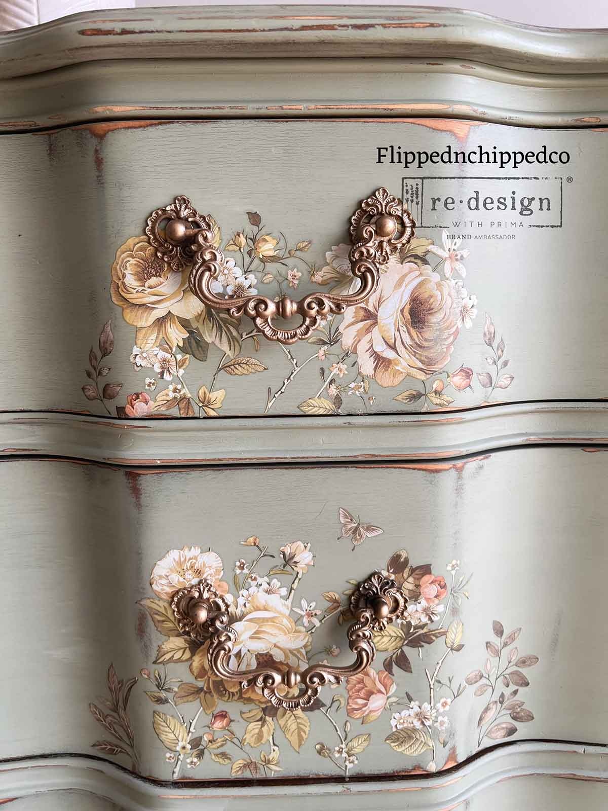 Redesign with Prima Redesign - Decor Transfer A4 - Belle Epoque Blooms
