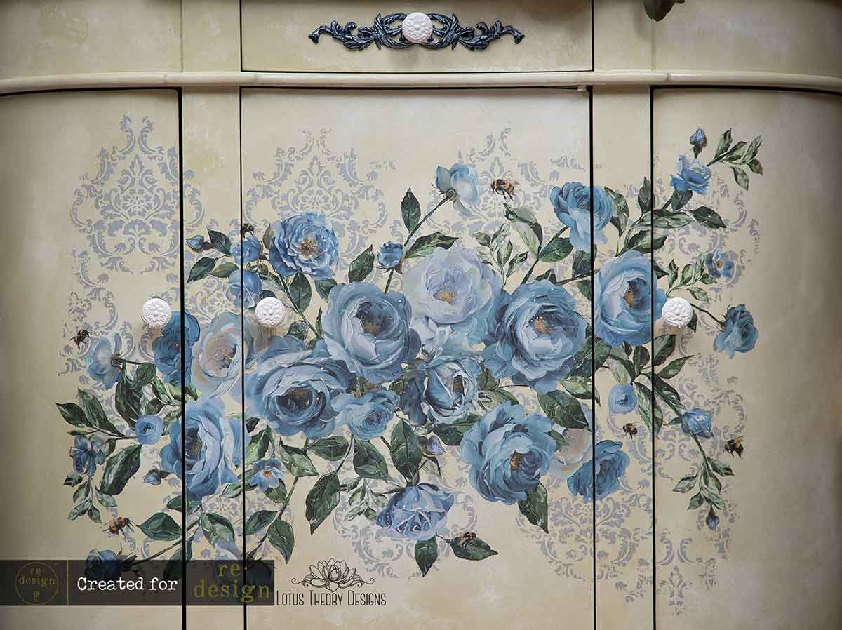 Redesign with Prima Redesign - Decor Transfer 24x35 - Azure Blossom