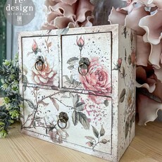 Redesign with Prima Redesign - Decor Transfer A4 - Creamy Blush Blooms
