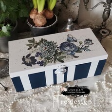 Redesign with Prima Redesign Decor Transfer 6x12 - Indigo Petals