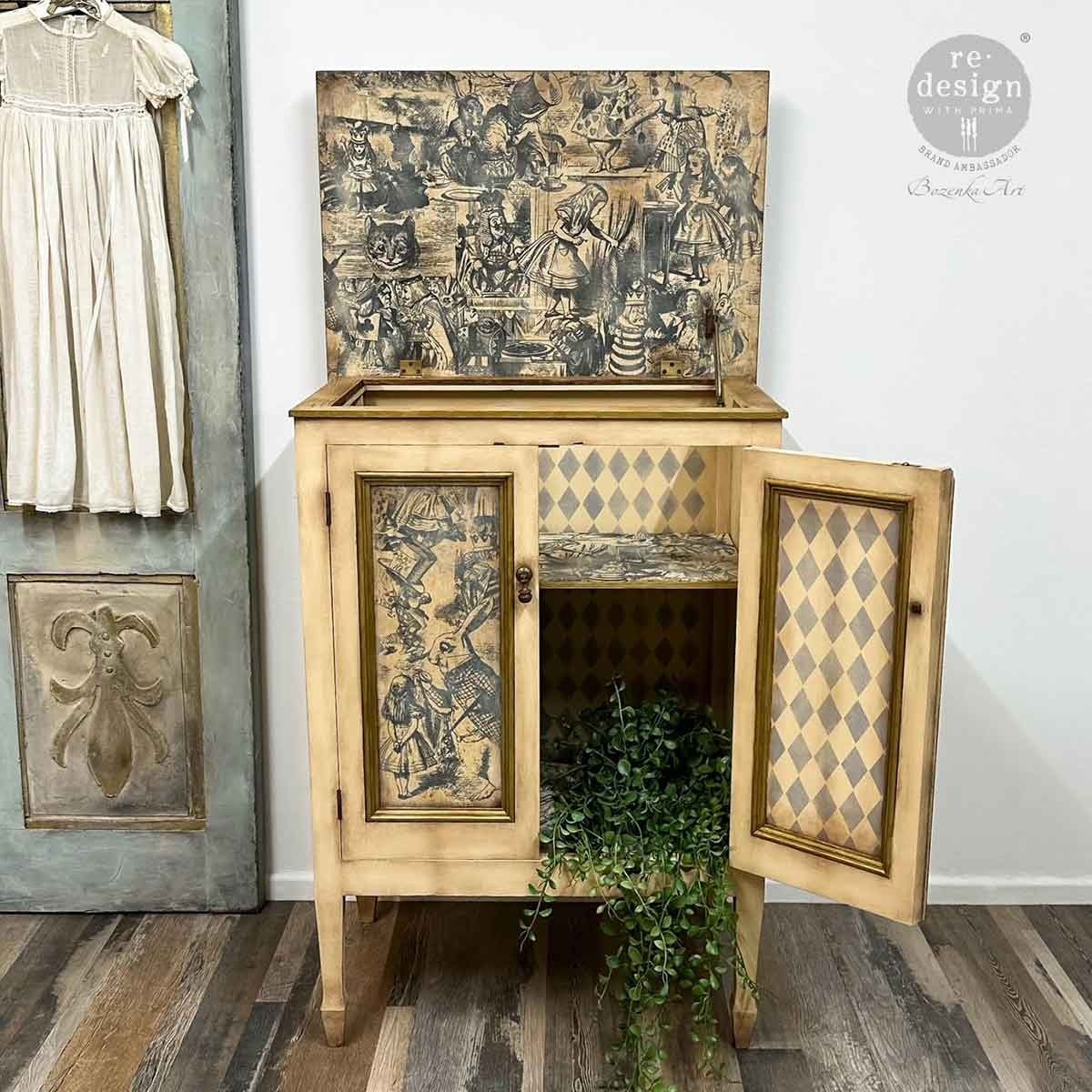 Redesign with Prima Redesign - Decoupage Tissue Paper - Dreaming in Wonderland