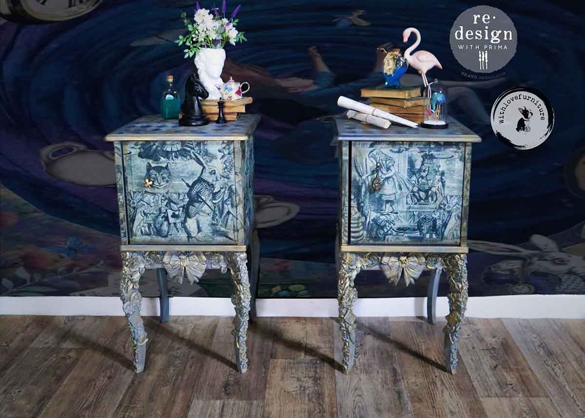 Redesign with Prima Redesign - Decoupage Tissue Paper - Dreaming in Wonderland