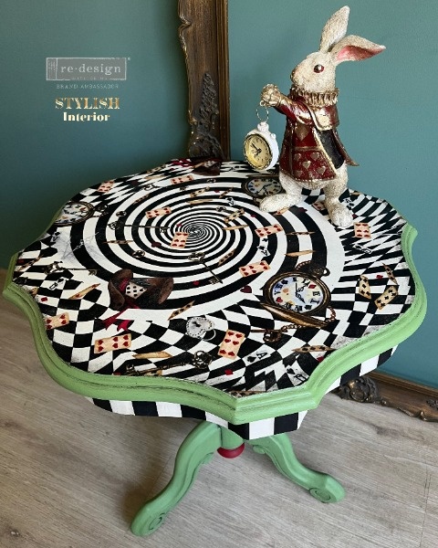 Redesign with Prima Redesign - Decoupage Tissue Paper - Tea Party Whirlwind