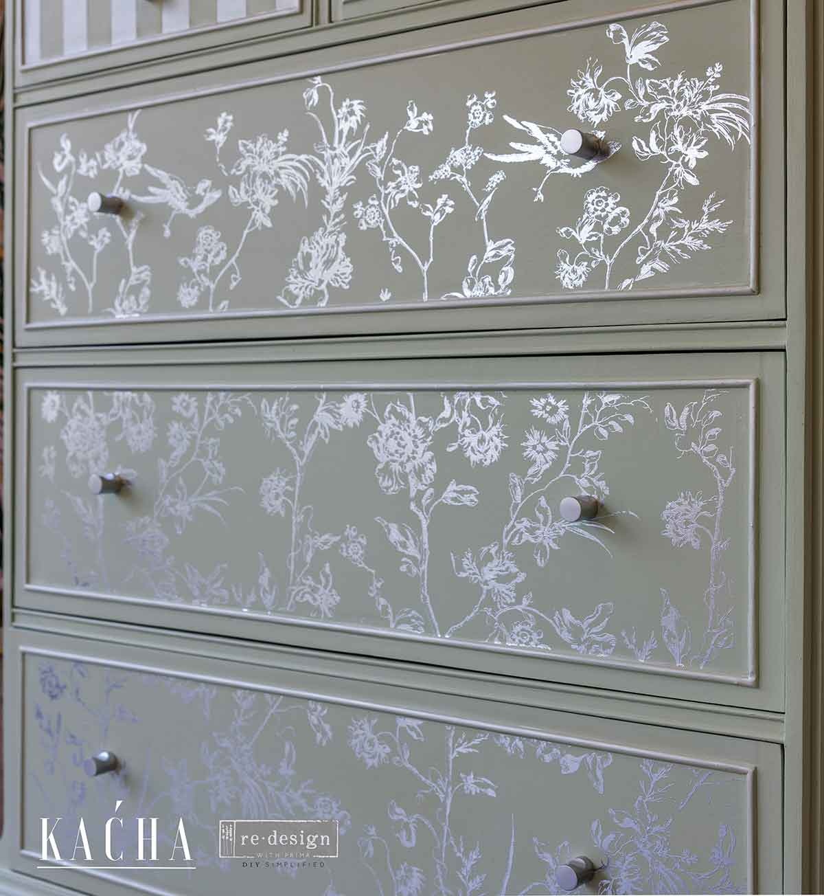 Redesign with Prima Redesign - Decor Transfer - Silver Bird  (KACHA)