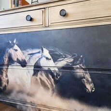 Redesign with Prima Redesign - Decoupage Fiber Paper A1 - Wild Hearts Run Free