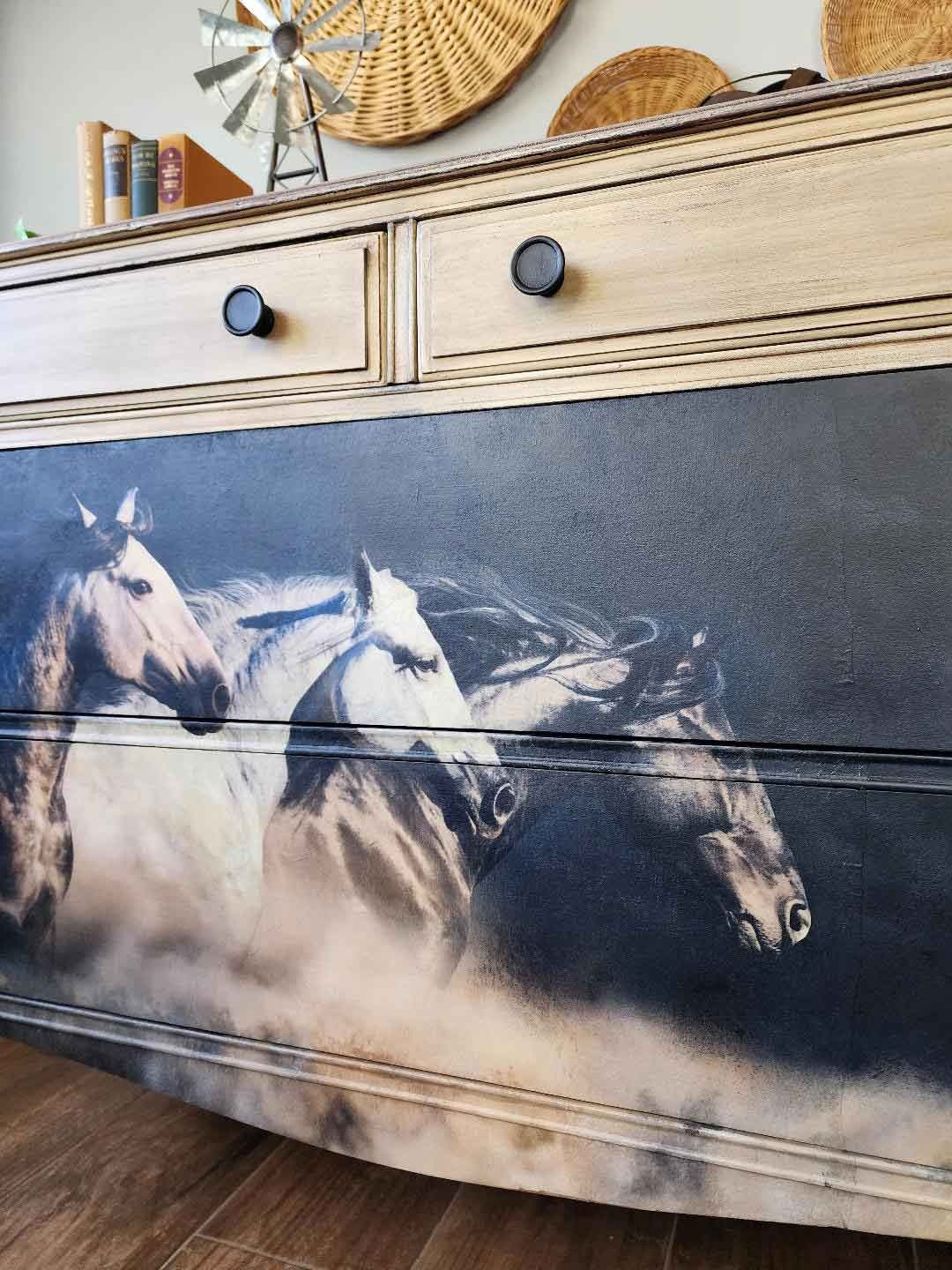 Redesign with Prima Redesign - Decoupage Fiber Paper A1 - Wild Hearts Run Free