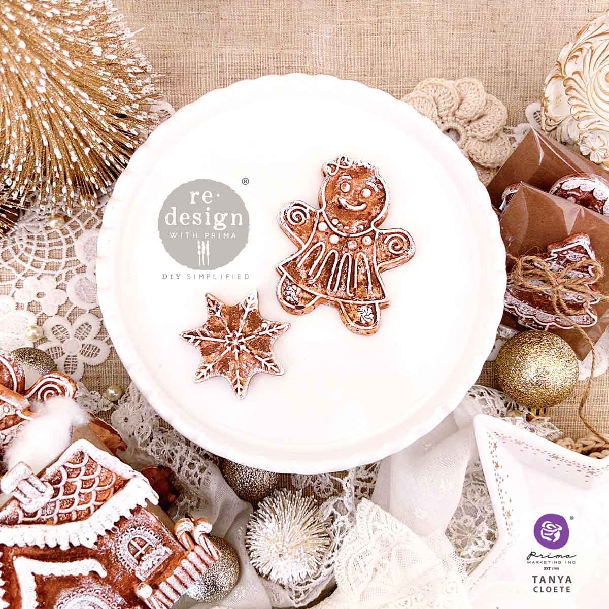 Redesign with Prima Redesign - Mould - Festive Gingerbread Treats