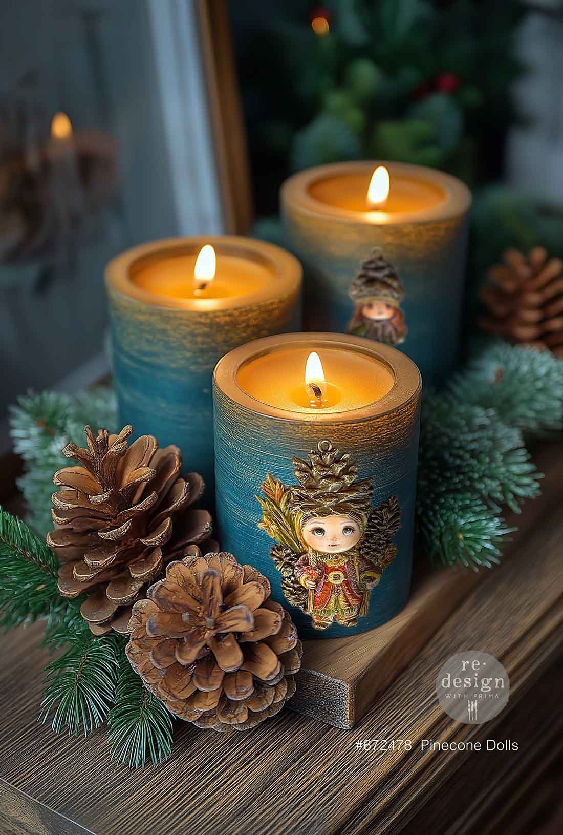 Redesign with Prima Redesign - Mould - Pinecone Dolls