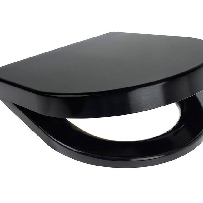 Sanitear CAPRI Soft Close Toiletzitting ,Zwart