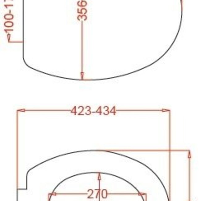 Sanitear Universale Toepassing EGGE Softclose wc bril + Deksel, Afneembaar