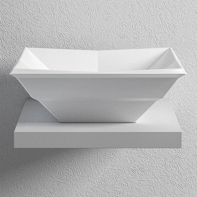 Sanitear ANTIBACTERIEEL WASKOM "ELEMENTO " 41 X 41 X 14,5 CM