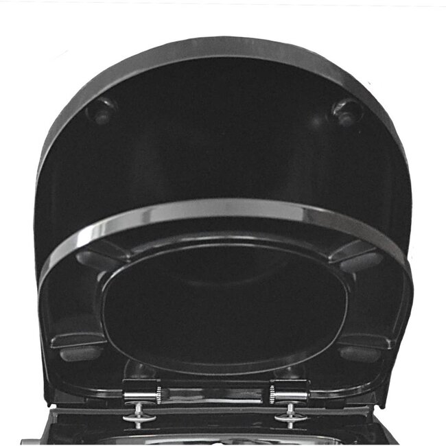 Sanitear CAPRI Soft Close Toiletzitting ,Zwart