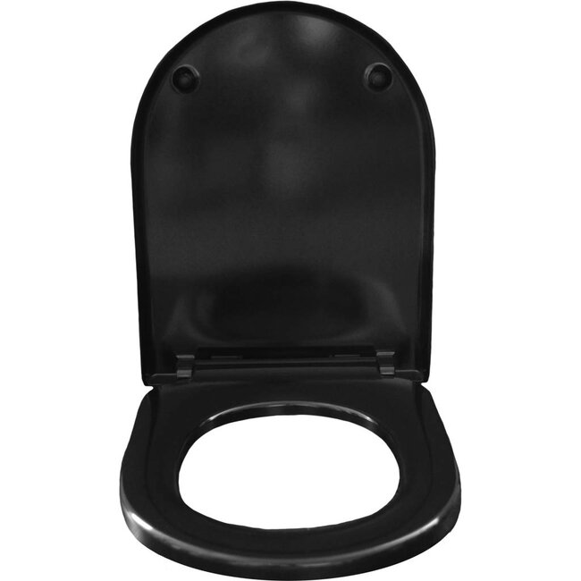 Sanitear CAPRI Soft Close Toiletzitting ,Zwart