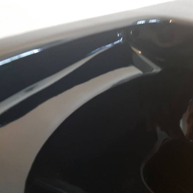 Sanitear Kwarts wandcloset zwart 53 x 35 cm zonder spoelrand