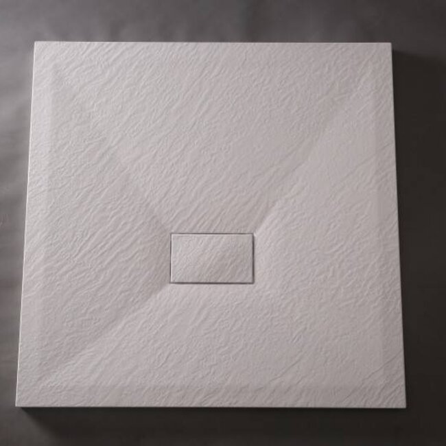 Sanitear 90x180 cm Antislip ,structuur surface met douchebak douchebakafvoer