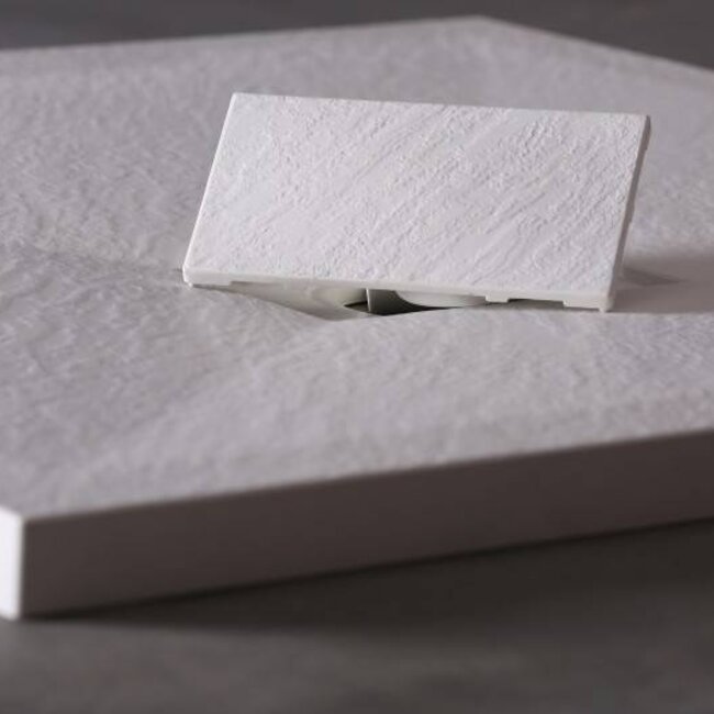 Sanitear 90x180 cm Antislip ,structuur surface met douchebak douchebakafvoer