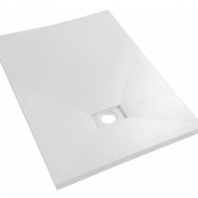 Sanitear 80x100 cm Antislip ,structuur surface met douchebak douchebakafvoer