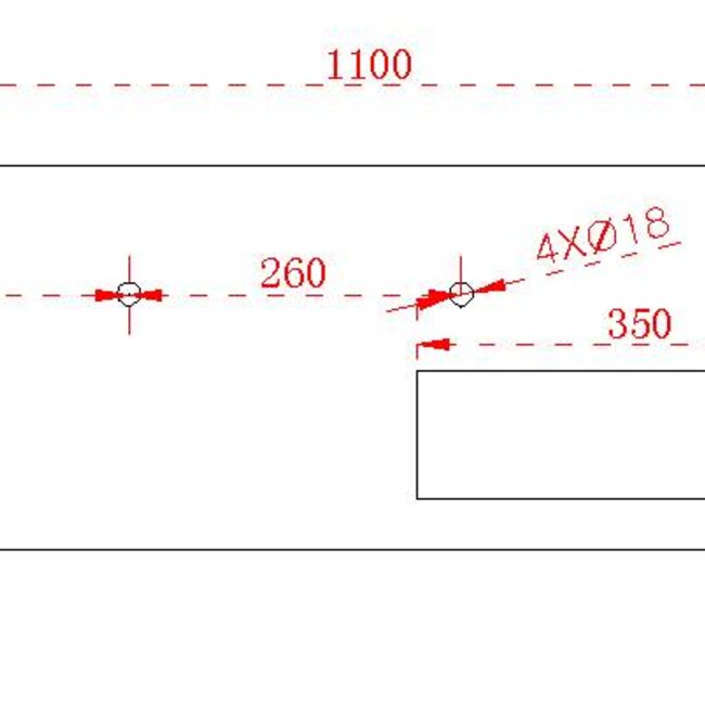 Sanitear Aanbieding!  Solid surface wastafel & badmeubel 110 x 40 x 30 cm