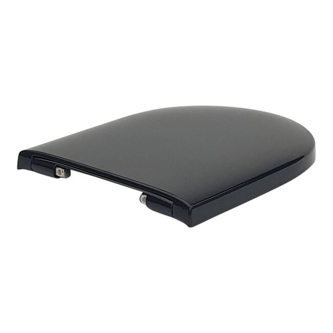 Sanitear  CAPRI  Selection 352 wc bril , zwart softclose, 15 mm dikte