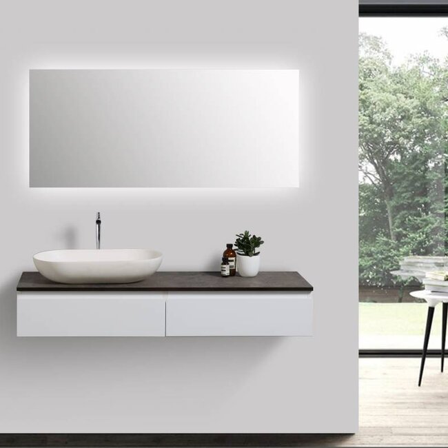 Como  CREA Wastafelonderkast 120 cm , mat-wit