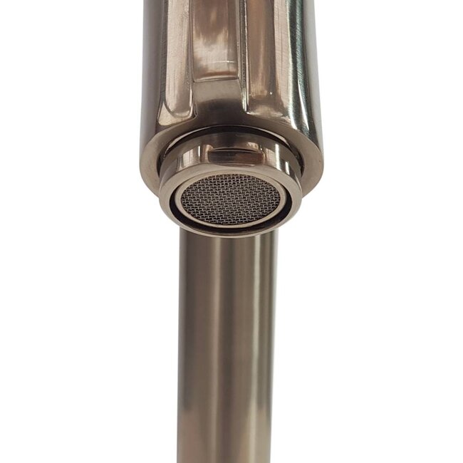 Como Svane Fonteinkraan geborsteld nikkel