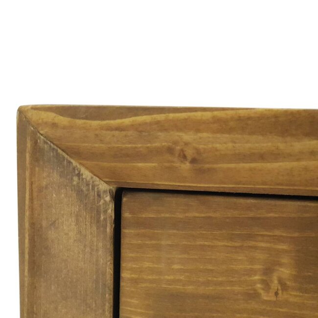 Como Badkamermeubel massief houten,160cm met greeploze laden in 45 graden verstek