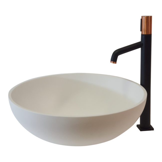 Como Badkamermeubel massief houten,160cm met greeploze laden in 45 graden verstek