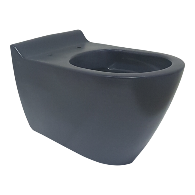 Sanitear MINERAAL hangtoilet , zonder spoelrand, mat antraciet