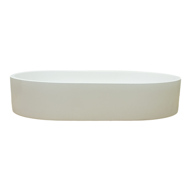 Como Solid surface waskom ovaal mat wit
