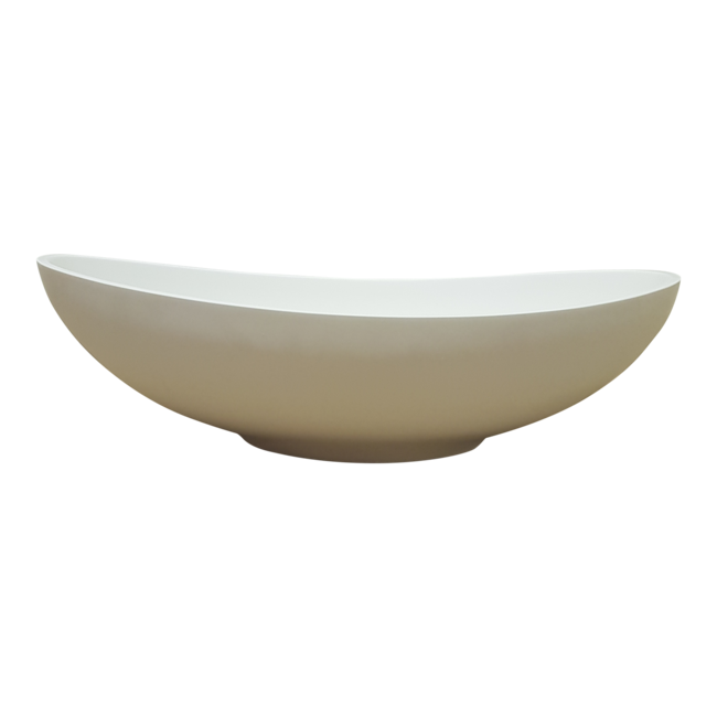 Como mat wit waskom, ovaal