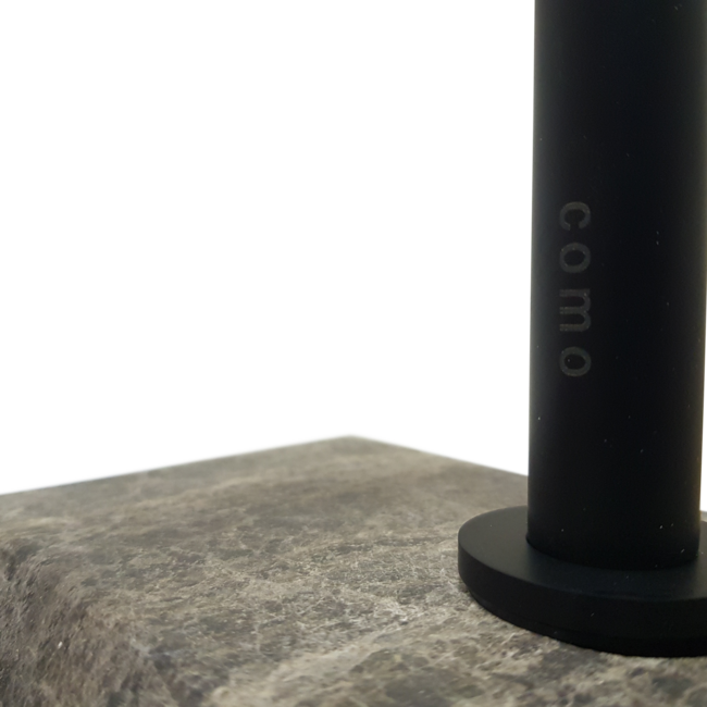 Como Fontein toilet natuursteen, mono blok marmer met  handdoekhouder