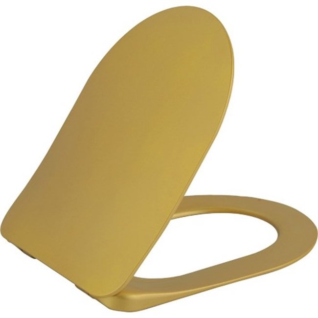 Sanitear CAPRI  Selection flat toiletzitting goud