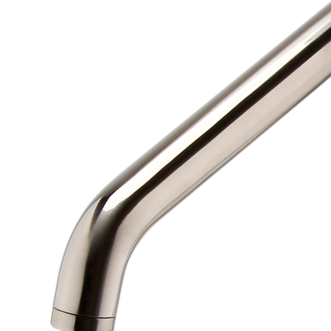 Como MOOD wastafelkraan verhoogde geribbeld hendel, nikkel