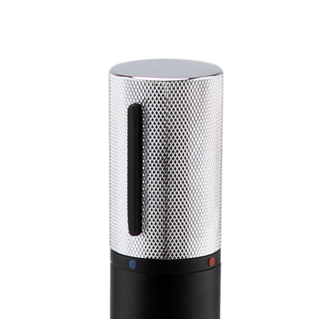 Como wastafelkraan geribbeld design, verhoogd in mat zwart