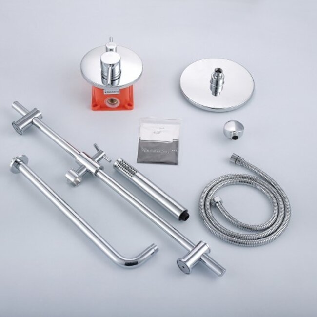 Sanitear Aanbieding. Inbouw douche set hand en hoofddouche functie