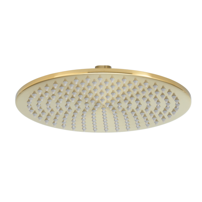 Progressive termostat controle inbouw doucheset, satijn messing