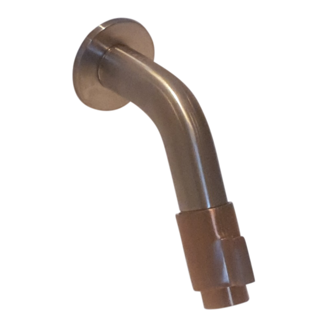 Como Black'N Roses RVS wand fonteinkraan CWFK-BIRRVS 10 cm uitloop