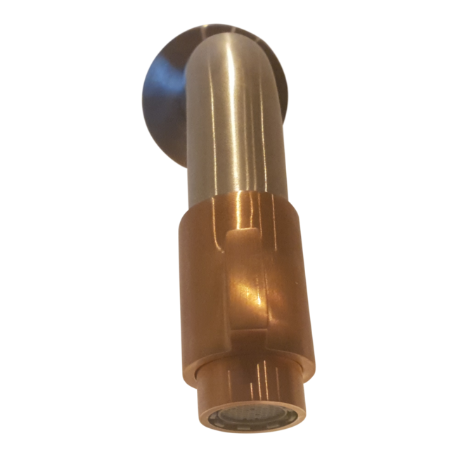 Como Black'N Roses RVS wand fonteinkraan CWFK-BIRRVS 10 cm uitloop