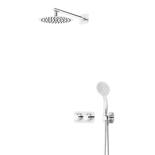 EmotionSPA regendoucheset met 25cm hoofddouche chroom