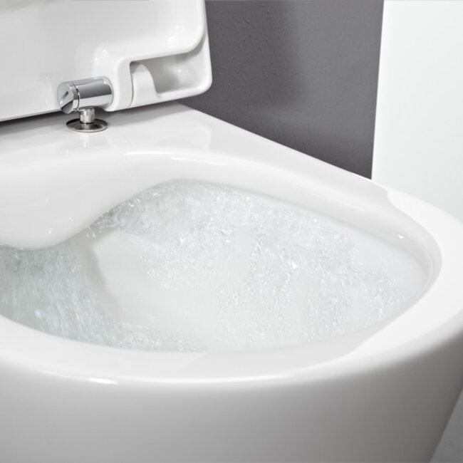 Pro compact toiletpot hangend, rimless, diepspoel