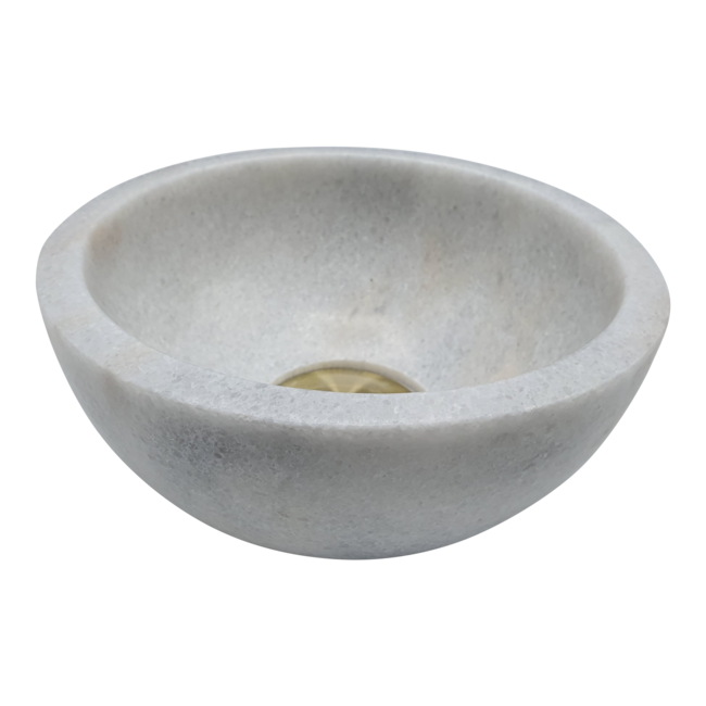 Como Lecce natuursteen waskom toilet 20 cm