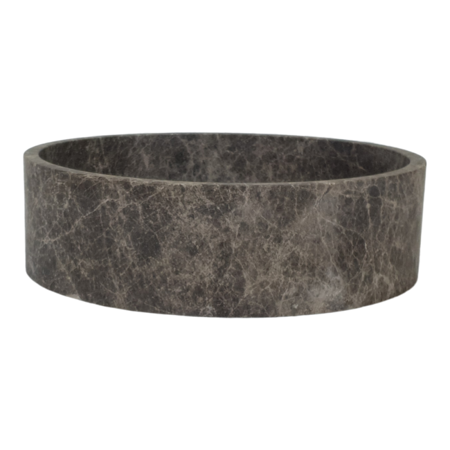 Como waskom natuursteen 38 cm  met afvoergat